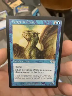 Peregrine Drake | LP | Urza’s Saga | MTG Magic The Gathering - Image 1