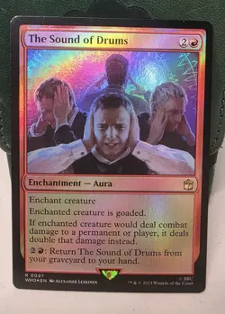 The Sound of Drums - WHO #097 Rare - NM / Mint Foil Doctor Who Single - Image 1