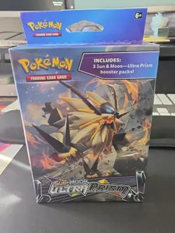 Pokemon TCG Sun & Moon Ultra Prism 3 Booster Packs Sealed Dusk Mane Necrozma - Image 1