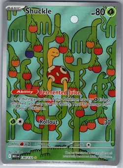 Shuckle 136/132 ME01: Mega Evolution - Pokemon Card - NM - Image 1