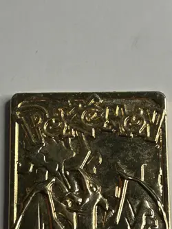 Charizard 1999 Pokemon Burger King Nintendo 23 Karat Gold Plated Card - No COA - Image 5