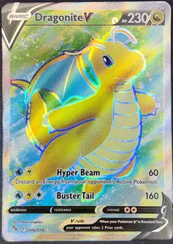 Dragonite V #76 Pokemon Go NM - Image 1