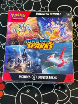 Pokemon Surging Sparks Booster Bundle Factory Sealed TCG Scarlet Violet SV08 NEW - Image 1