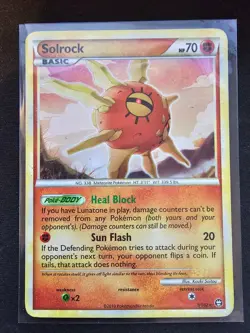Solrock 9/102 Cosmos Holo - Triumphant - Pokemon TCG - (LP) - Image 1