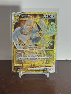 Lugia v Star 211/195 Full Art Secret Silver Tempest Nm Pokemon Gold - Image 1