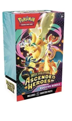 Pokemon TCG: Mega Evolution-Ascended Heroes Booster Bundle (6 Packs - Image 1