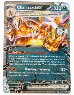 Charizard ex Pokemon SVP 196 Black Star Promo Holo NM - Image 2