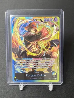 Portgas.D.Ace ST13-002 SR Leader The Three Brothers One Piece TCG NM - Image 1