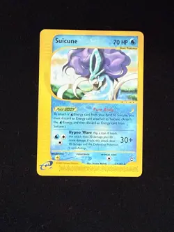 Pokemon Suicune 37/147 WotC Aquapolis non-holo Rare - Image 1