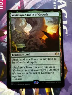 Yavimaya, Cradle of Growth #261 NM Modern Horizons 2 MH2 MTG FOIL - Image 1
