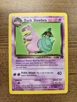Dark Slowbro Pokemon Card TCG 29/82 Team Rocket Set Excellent Condition - Image 1