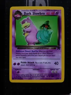 Pokemon TCG Dark Slowbro 29/82 Team Rocket Non Holo WOTC Pokemon Card - LP - Image 2