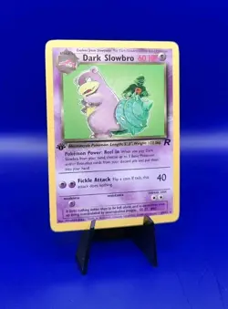 Dark Slowbro 29/82 1st Edition Non Holo Rare Team Rocket Pokemon Card WOTC NM - Image 2