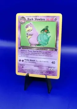 Dark Slowbro 29/82 1st Edition Non Holo Rare Team Rocket Pokemon Card WOTC NM - Image 3