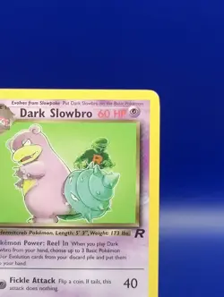 Dark Slowbro 29/82 1st Edition Non Holo Rare Team Rocket Pokemon Card WOTC NM - Image 5