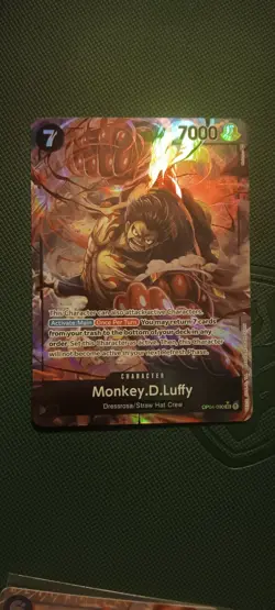 One Piece Card Game OP04 Monkey.D.Luffy SR Alt Art English - Image 1