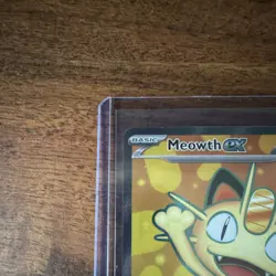 Pokemon Meowth EX 107/088 Full Art Holo Rare EX POR 170 HP TCG Card - Image 2