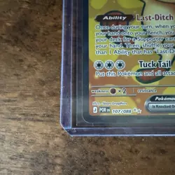 Pokemon Meowth EX 107/088 Full Art Holo Rare EX POR 170 HP TCG Card - Image 4