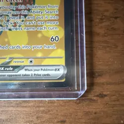 Pokemon Meowth EX 107/088 Full Art Holo Rare EX POR 170 HP TCG Card - Image 5