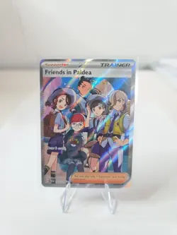 Pokemon TCG Trainer Friends in Paldea Ultra Rare Holo Card 137/131 Prismatic - Image 1