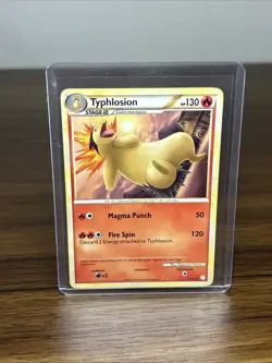 Typhlosion #32/123 HeartGold Soulsilver | Non Holo Rare Pokemon Card - Image 1