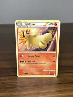 Typhlosion #32/123 HeartGold Soulsilver | Non Holo Rare Pokemon Card - Image 2