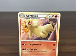 Typhlosion #32/123 HeartGold Soulsilver | Non Holo Rare Pokemon Card - Image 3