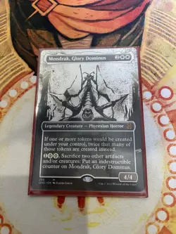 Mondrak, Glory Dominus (Borderless) Phyrexia: All Will Be One MTG Card 299 - Image 1