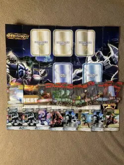 Redakai Conquer the Kairu 43 Card Lot + Game Board Rules. Lightly Played - Image 1