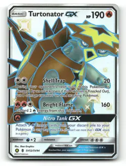 Turtonator GX SV52/SV94 - Hidden Fates Shiny Vault - Pokemon Card NM/M - Image 1