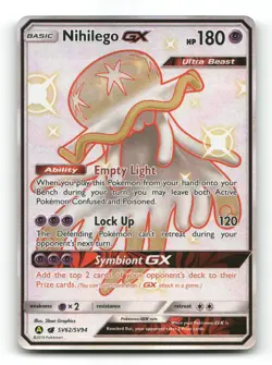Nihilego GX SV62/SV94 - Hidden Fates Shiny Vault - Pokemon Card NM/M - Image 1