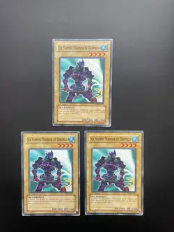 Yugioh Sea Serpent Warrior of Darkness SD4-EN003 Common 1st Edition MP/HP X3 - Image 1