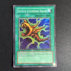 Yu-Gi-Oh! TCG the Flute of Summoning Dragon SDK-E039 1st Edition Super Rare - Image 1