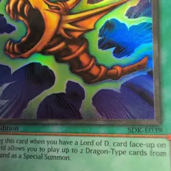 Yu-Gi-Oh! TCG the Flute of Summoning Dragon SDK-E039 1st Edition Super Rare - Image 3