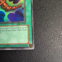 Yu-Gi-Oh! TCG the Flute of Summoning Dragon SDK-E039 1st Edition Super Rare - Image 4