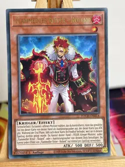 Flammedler Ritter - Roland TOCH-DE014 Ultra Rare Deutsch NM YUGIOH - Image 1