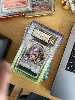 ONE PIECE TCG TONY CHOPPER STORE CHAMPIONSHIP OP02-034 CGC PRISTINE 10 TOP POP - Image 1