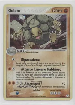 Golem Holo Italian Pokemon EX Legend Maker #6 2006 READ - Image 1