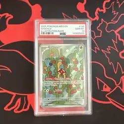 SHUCKLE #136 PSA 10 2025 POKEMON MEG EN-MEGA EVOLUTION ILLUSTRATION RARE - Image 1