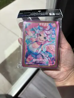 Bandai Jewelery Bonney Official Card Sleeves One Piece Card Game 70ct - Image 1