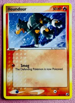 Houndour 60/115 | EX Unseen Forces | 2005 Vintage Pokemon TCG Card | LP - Image 1