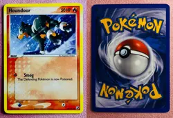 Houndour 60/115 | EX Unseen Forces | 2005 Vintage Pokemon TCG Card | LP - Image 3