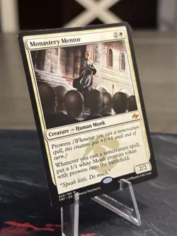Magic the Gathering MTG Monastery Mentor (20) Fate Reforged LP - Image 1