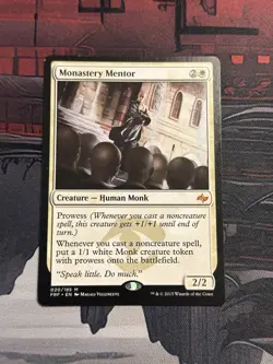 Magic the Gathering MTG Monastery Mentor (20) Fate Reforged LP - Image 2