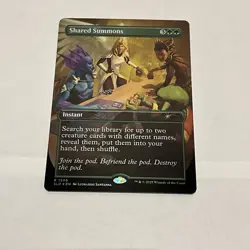 MTG Shared Summons (1308) *Rainbow Foil* MagicCon Atlanta FIAB MT/NM Free Ship - Image 1