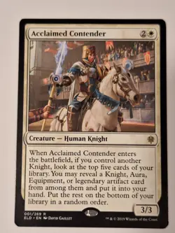 Acclaimed Contender - Throne of Eldraine - Magic the Gathering MTG Nice! - Image 1