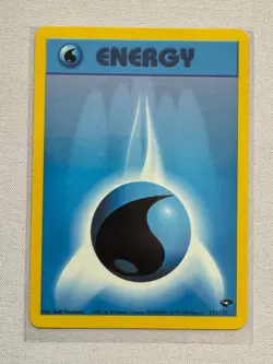 Water Energy 132/132 Gym Heroes Pokemon Near Mint - Image 1