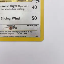 Pidgeot 2/18 Southern Islands NM English WOTC Pokemon TCG Vintage Single - Image 5