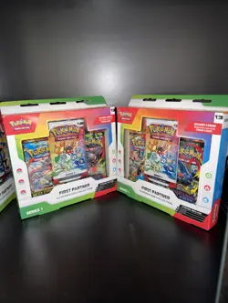 Pokemon First Partner Illustration Collection Series 1 Bundle (2 Boxes) Sealed - Image 1