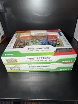 Pokemon First Partner Illustration Collection Series 1 Bundle (2 Boxes) Sealed - Image 4